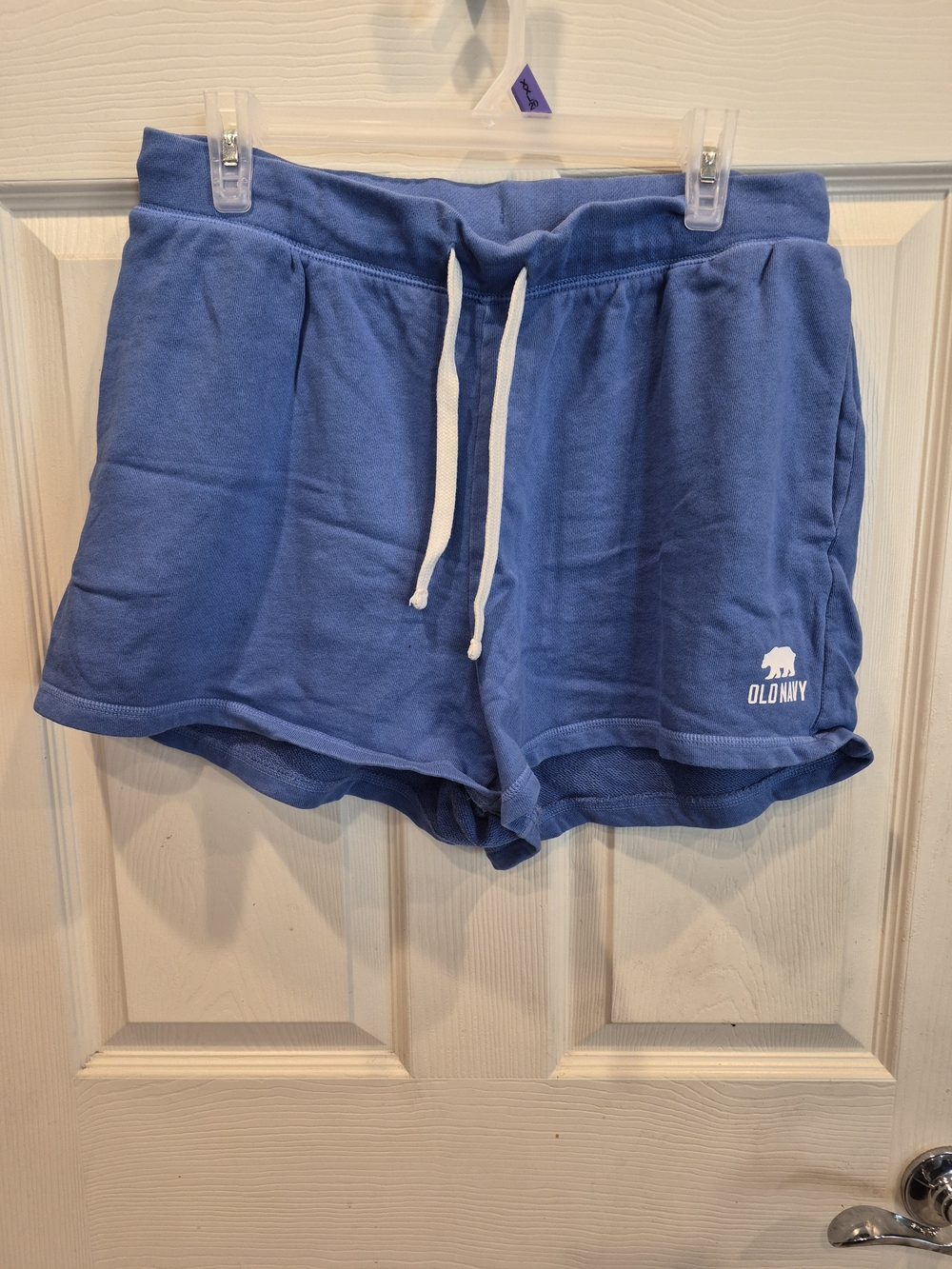 Old Navy Women's Heather Blue Drawstring Lounge Shorts